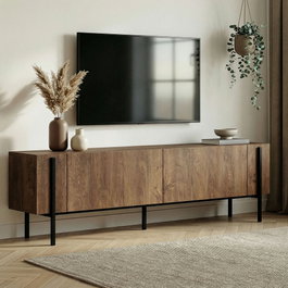 Nordure Nexus Soporte para TV en Roble Kafkas y Negro